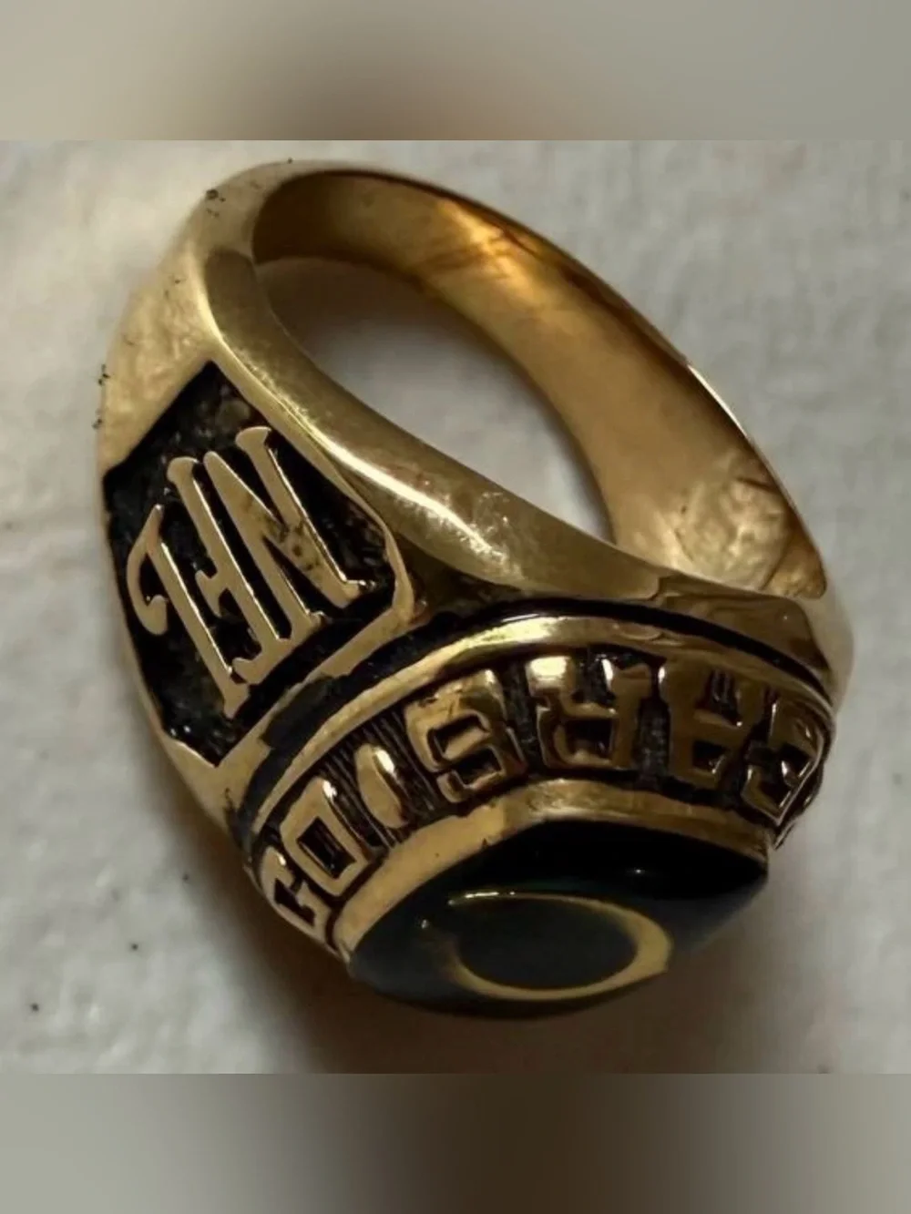 Chicago Bears Team Ring Danbury Mint Balfour 24kt Gold Plated COA Box 2002 NFL